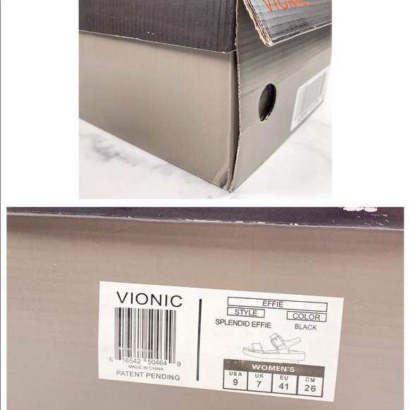 NIB Vionic Orthotic Effie Platform Sandal 9 - Picture 11 of 11